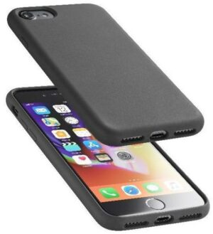 Cellular Line Sensation Backcover für iPhone SE (2022/2020)/8/7/6 schwarz