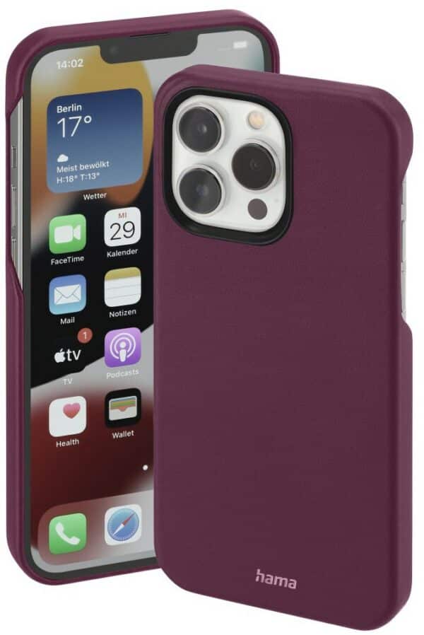 Hama Finest Sense Cover für iPhone 14 Pro rot