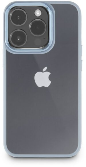 Hama Handyhülle Cam Protect für iPhone 15 Pro blau/transparent