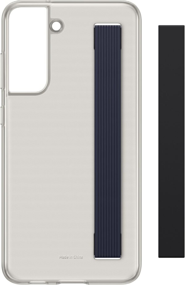 Samsung Slim Strap Cover für Galaxy S21 FE 5G schwarz