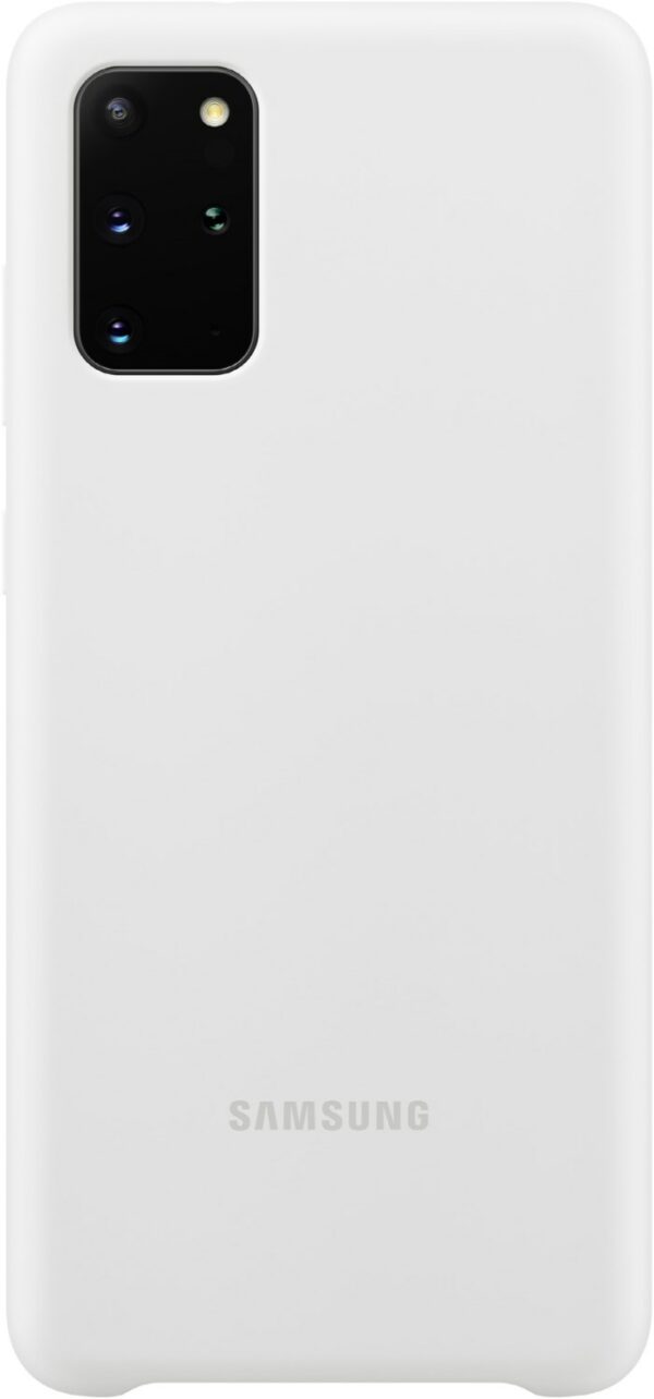 Samsung Silicone Cover für Galaxy S20+ weiß