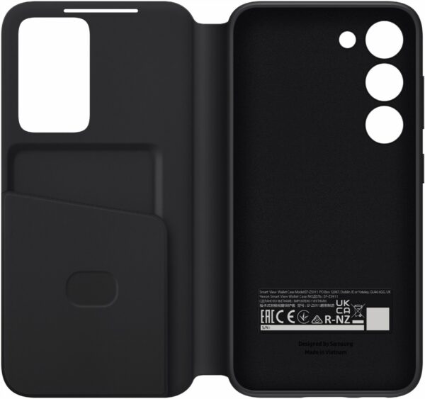 Samsung Smart View Wallet Case für Galaxy S23 schwarz