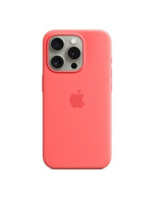 Apple iPhone 15 Pro Silicone Case with MagSafe - Guava