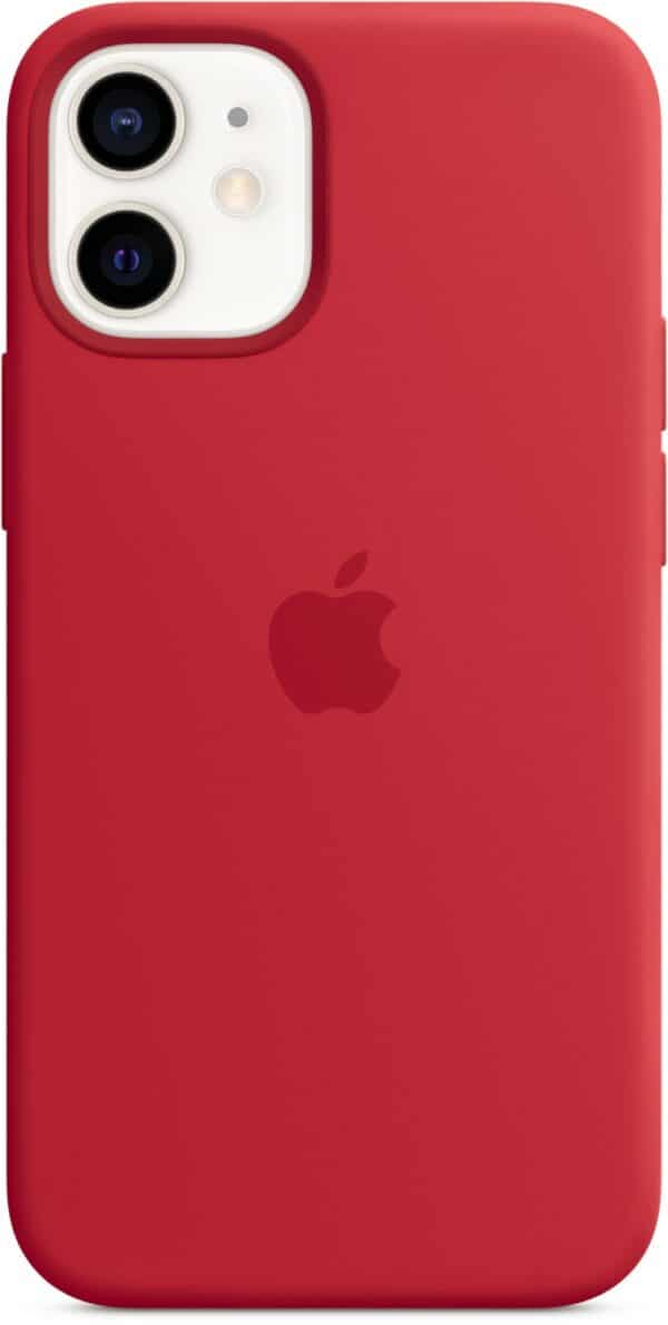 Apple Silikon Case mit MagSafe (PRODUCT)RED für iPhone 12 mini rot