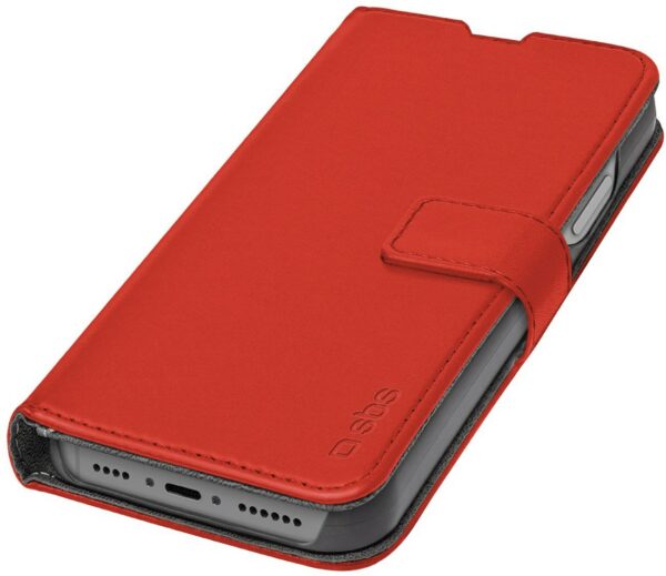 sbs Wallet Bookcase für iPhone 14 Pro Max rot