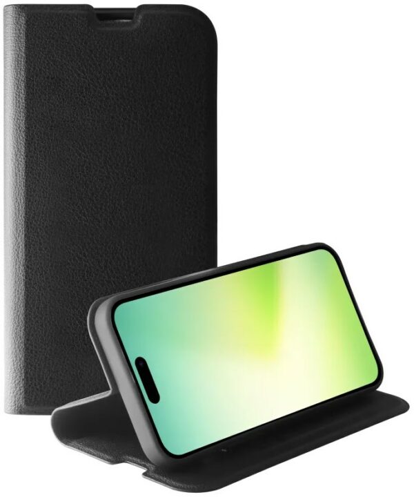 Vivanco Premium Wallet für iPhone 15 Plus schwarz