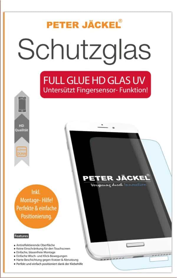 Peter Jäckel Full Display HD Glass Full Glue für iPhone 13/13 Pro schwarz