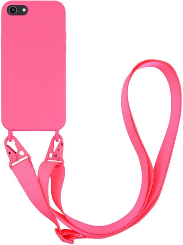 Vivanco Necklace Cover für iPhone SE (2020) pink