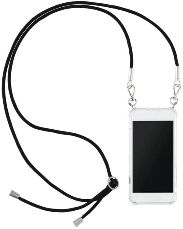 Hama Cross-Body-Cover mit Umhängekordel für iPhone 12 mini transparent