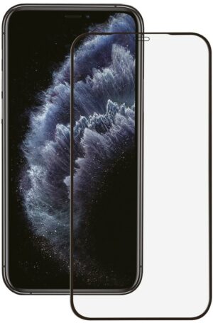 Vivanco SPGLASVVIPH12PMBK_FS Displayschutz für iPhone 12 Pro Max transparent