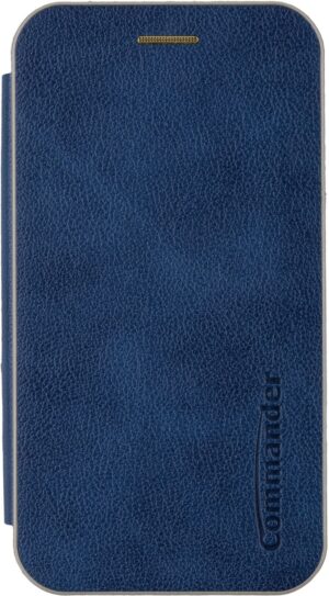 Commander CURVE Book Case DELUXE für iPhone 14 Pro Max Elegant Royal Blue