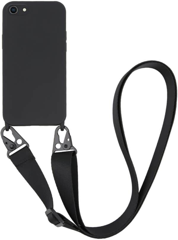 Vivanco Necklace Cover für iPhone SE (2020) schwarz