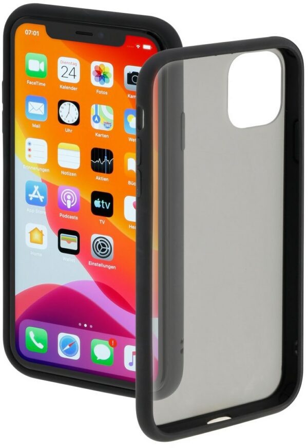 Hama Cover Invisible für iPhone 11 schwarz/transparent