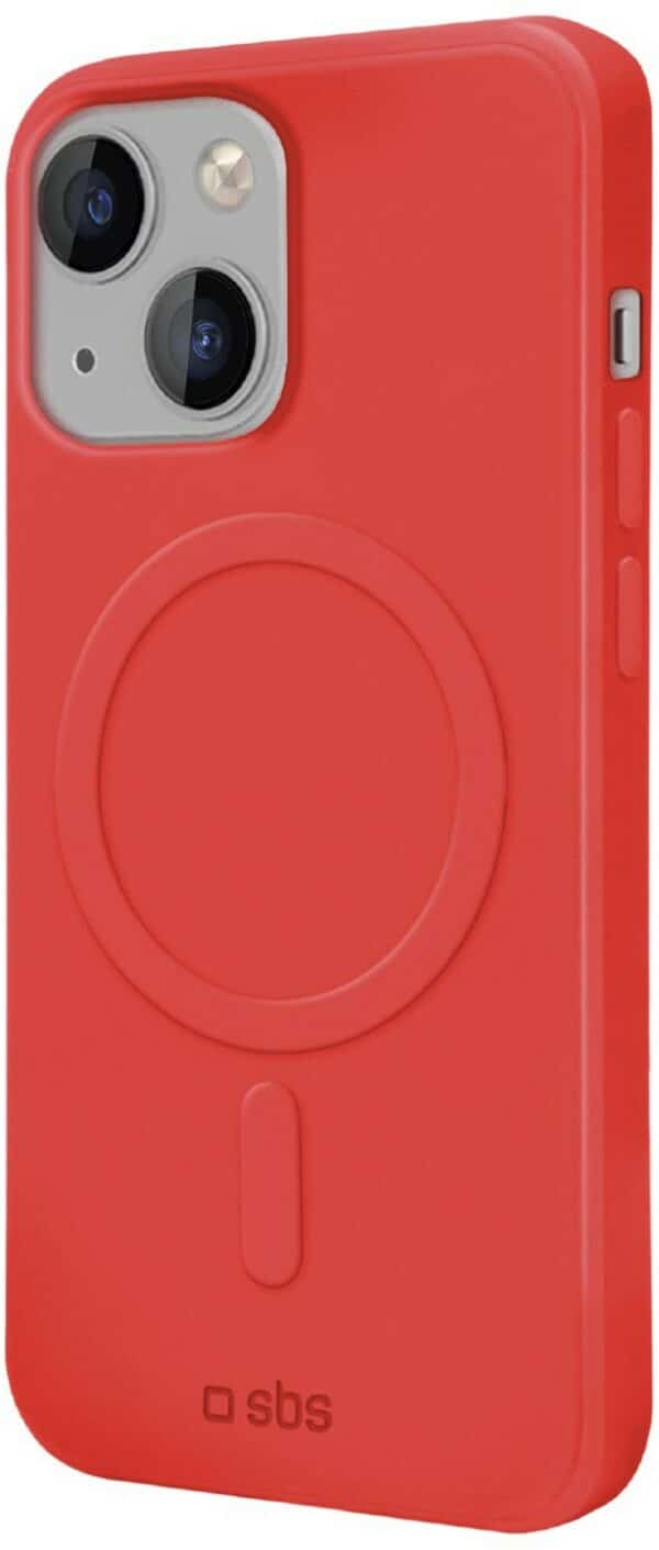 sbs Smooth Mag Cover für iPhone 14 rot