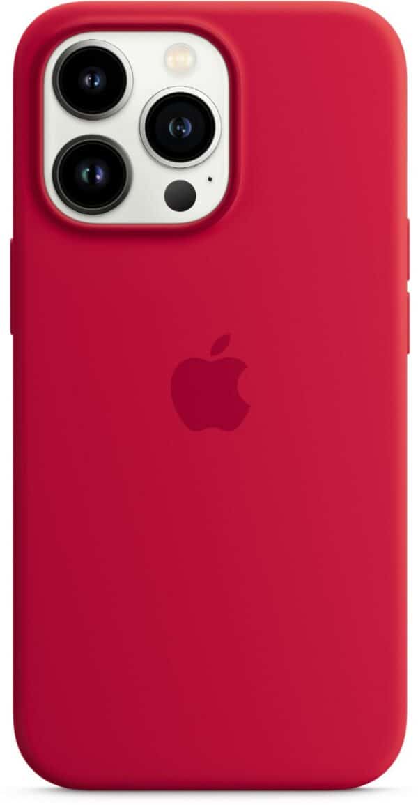 Apple Silikon Case mit MagSafe (PRODUCT)RED für iPhone 13 Pro rot