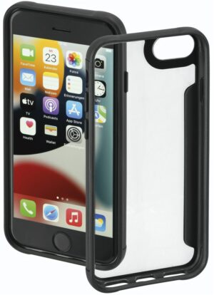 Hama Cover Metallic Frame für iPhone 7/8/SE 2020/22 schwarz/transparent