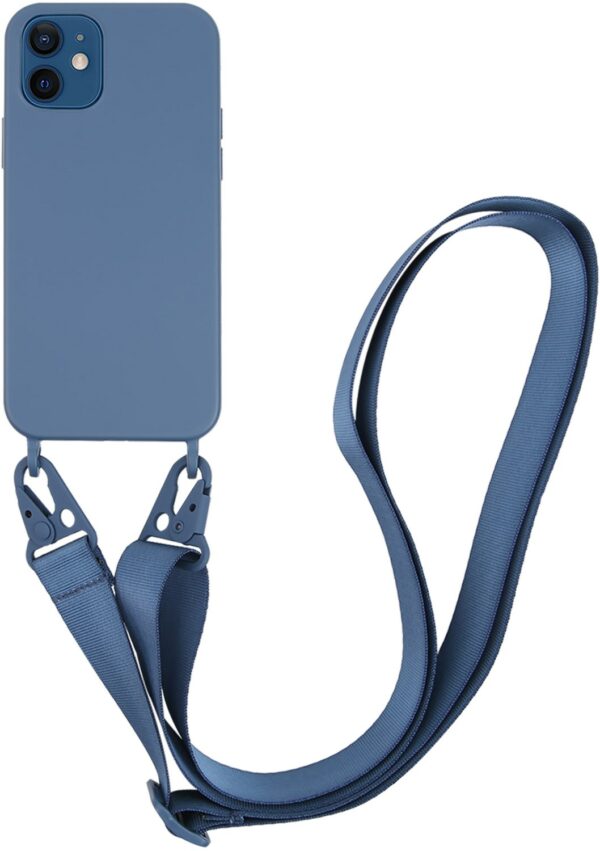 Vivanco Necklace Cover für iPhone 12/12 Pro blau