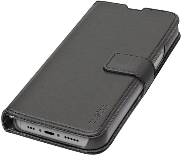 sbs Wallet Bookcase für iPhone 14 schwarz