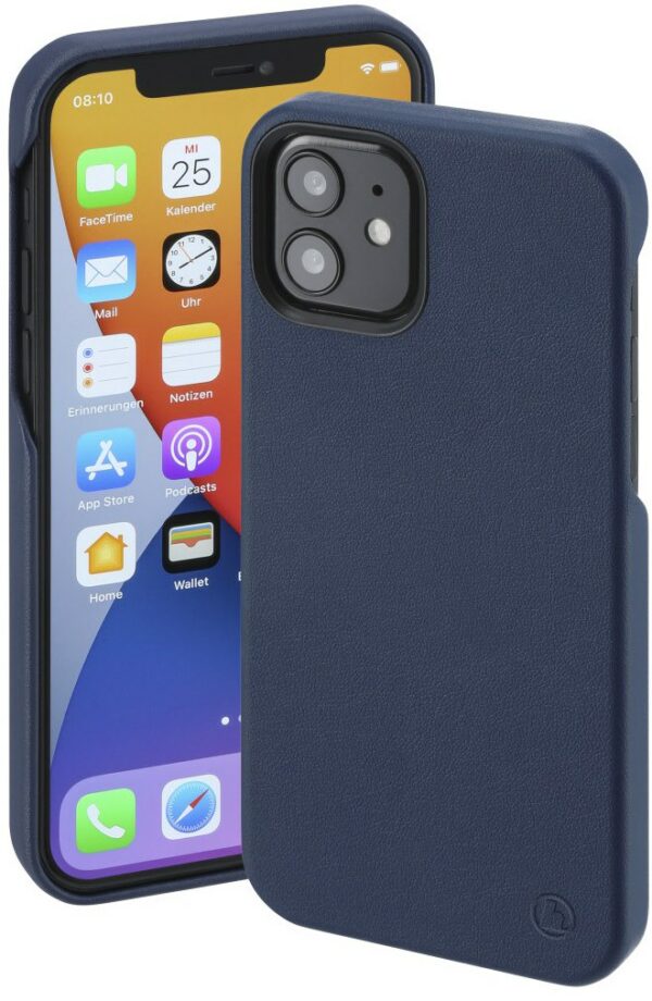 Hama MagCase Finest Sense Cover für iPhone 12/12 Pro blau