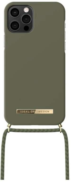 iDeal of Sweden Necklace Case für iPhone 12/12 Pro Cool Khaki