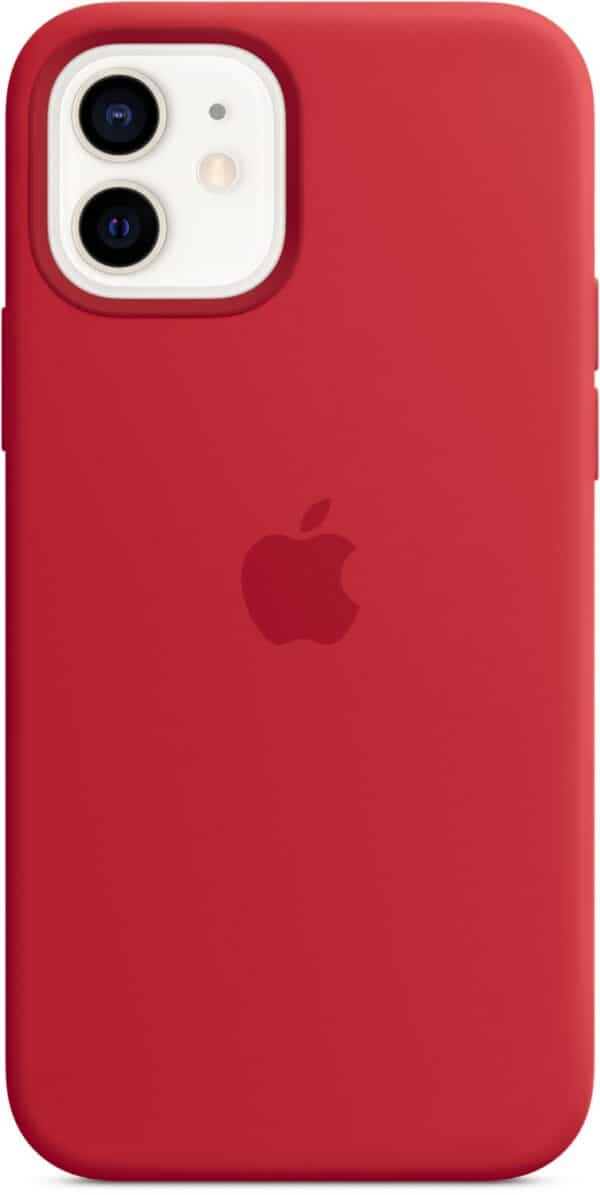 Apple Silikon Case mit MagSafe (PRODUCT)RED für iPhone 12/12 Pro rot