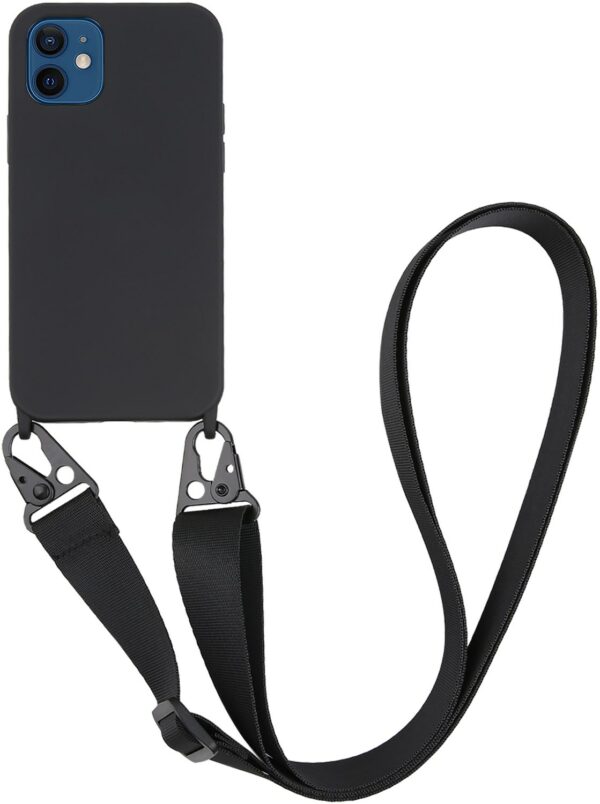 Vivanco Necklace Cover für iPhone 12/12 Pro schwarz
